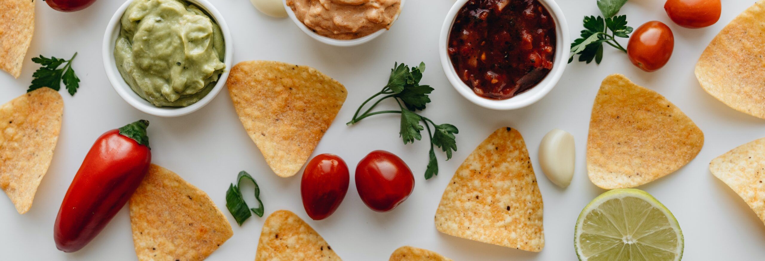 Chips and food for your office party with cinco de mayo office games