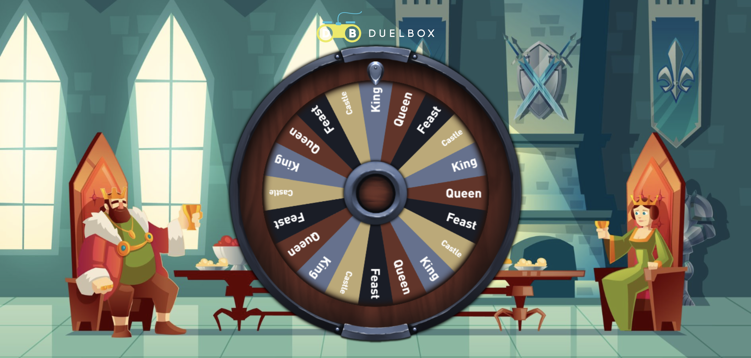Spin wheel for trade shows